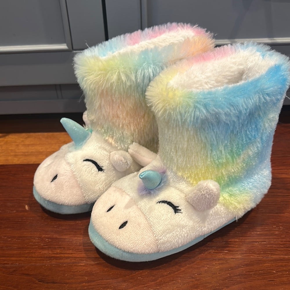 Totes 11/12 Unicorn Slippers